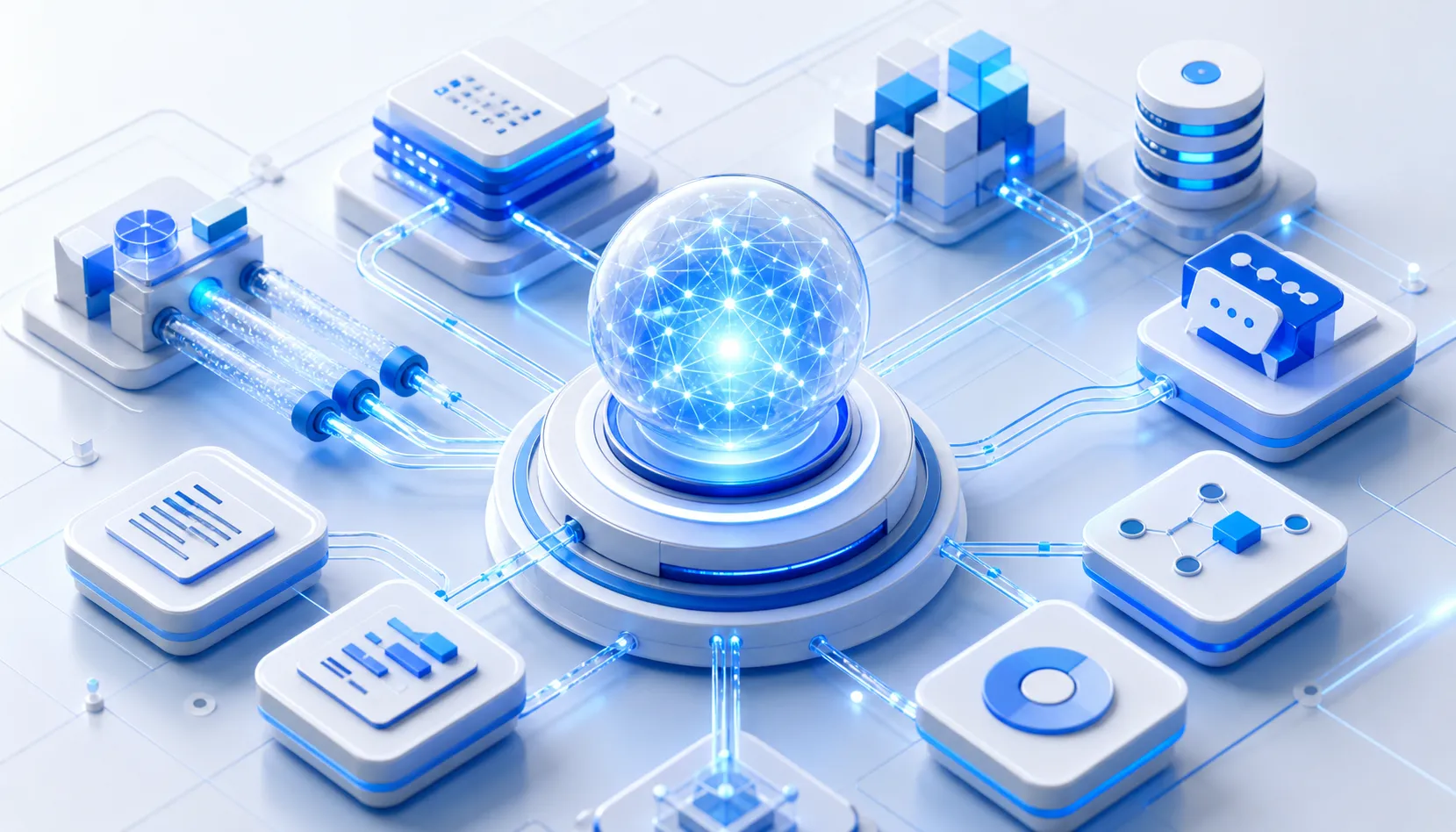 AI business automation workflow visual